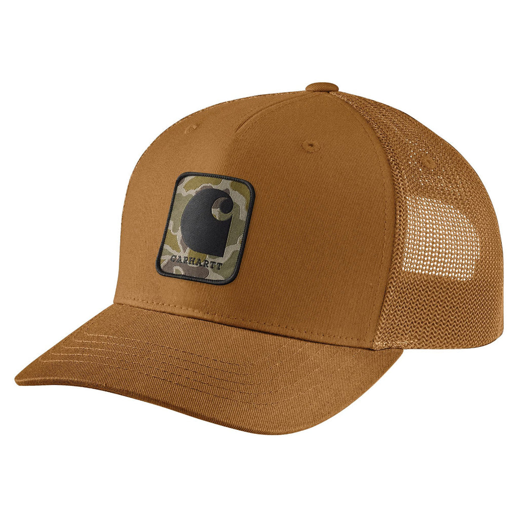 Carhartt 107271 Rugged Flex Twill Mesh-Back Camo Patch Cap