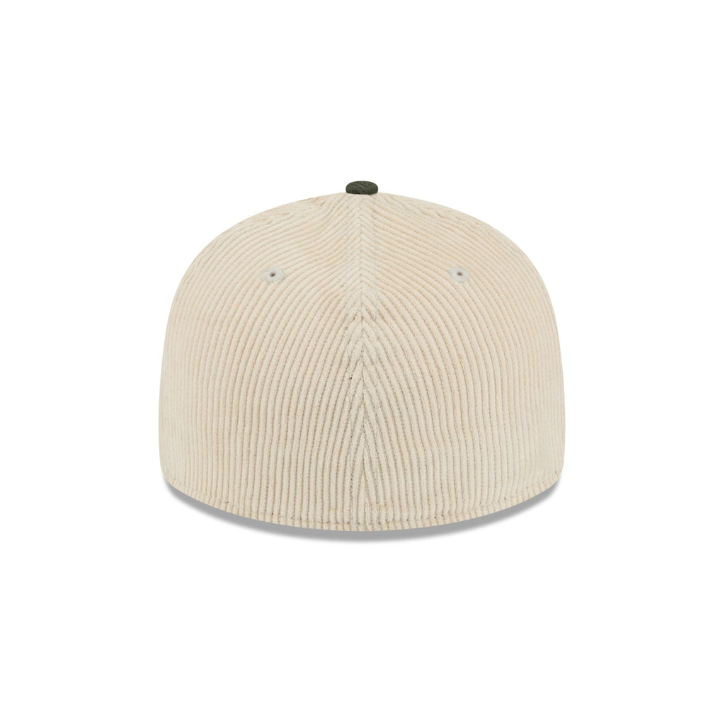 New Era Cap New Olive Corduroy Visor Low Profile 59FIFTY Fitted Hat