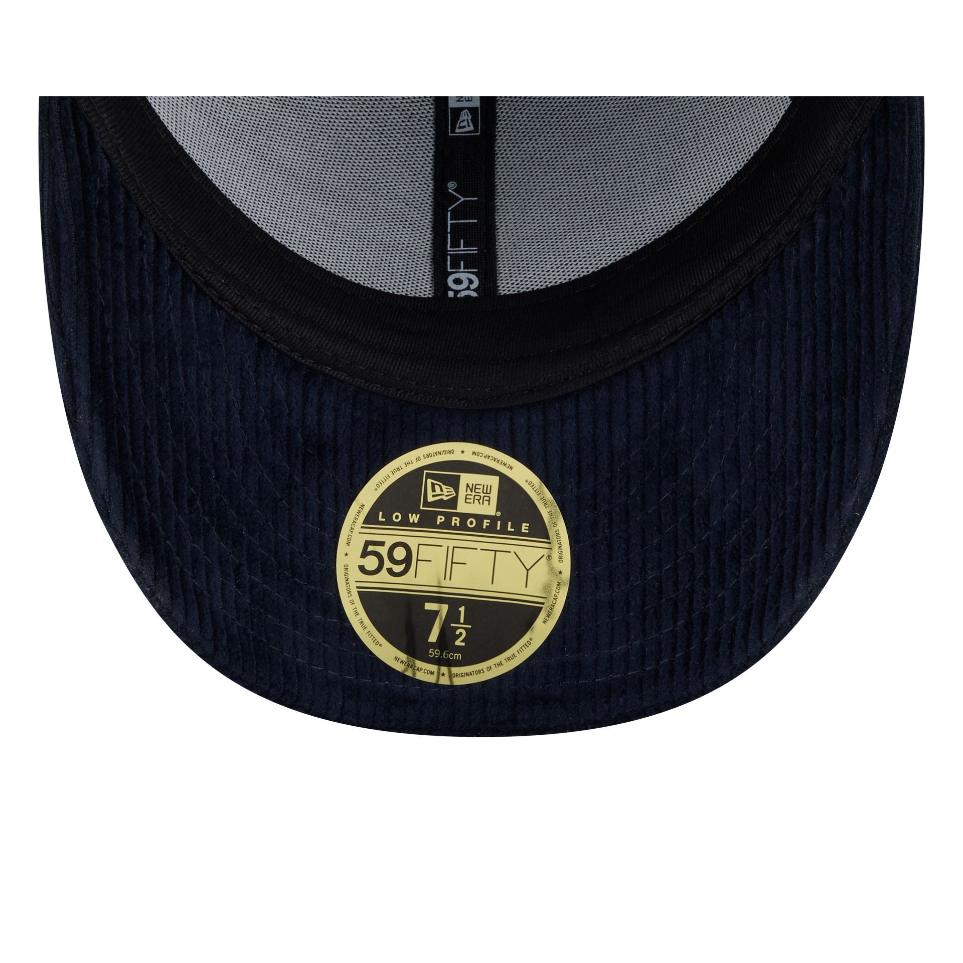 New Era Cap Corduroy Navy Low Profile 59FIFTY Fitted Hat