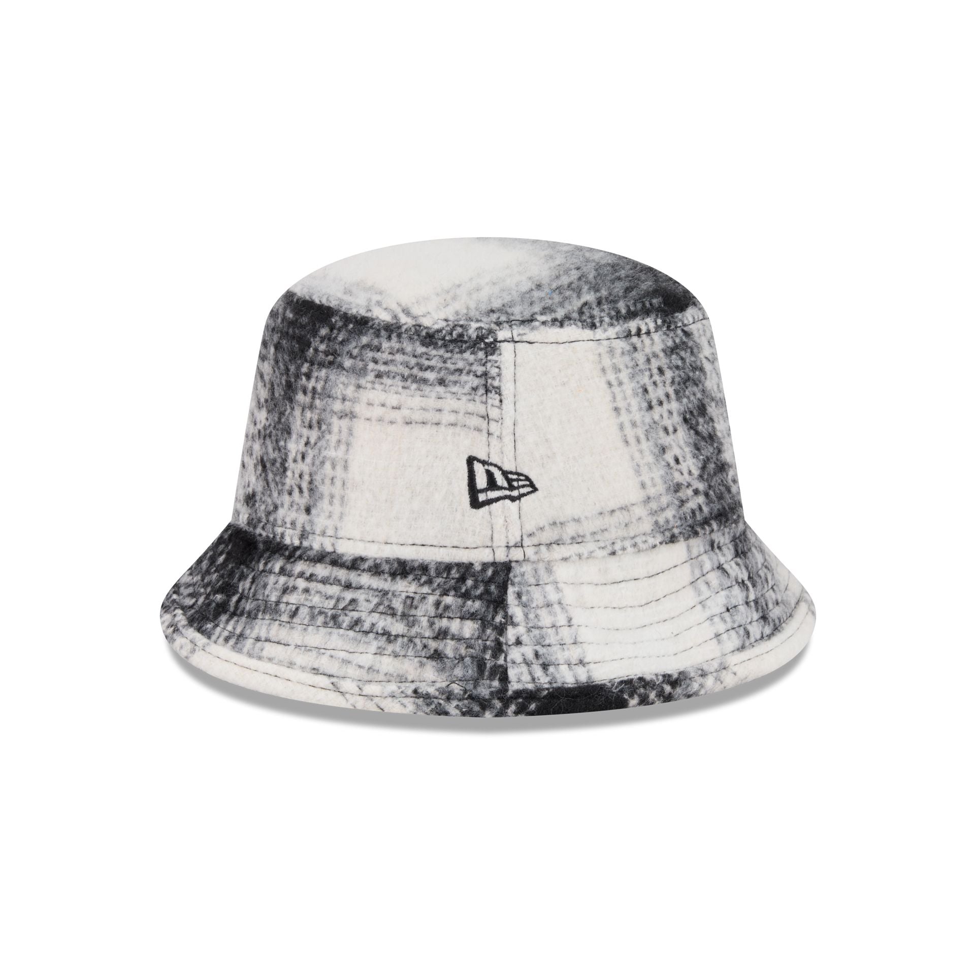 New Era Cap Flannel Plaid Bucket Hat Hat