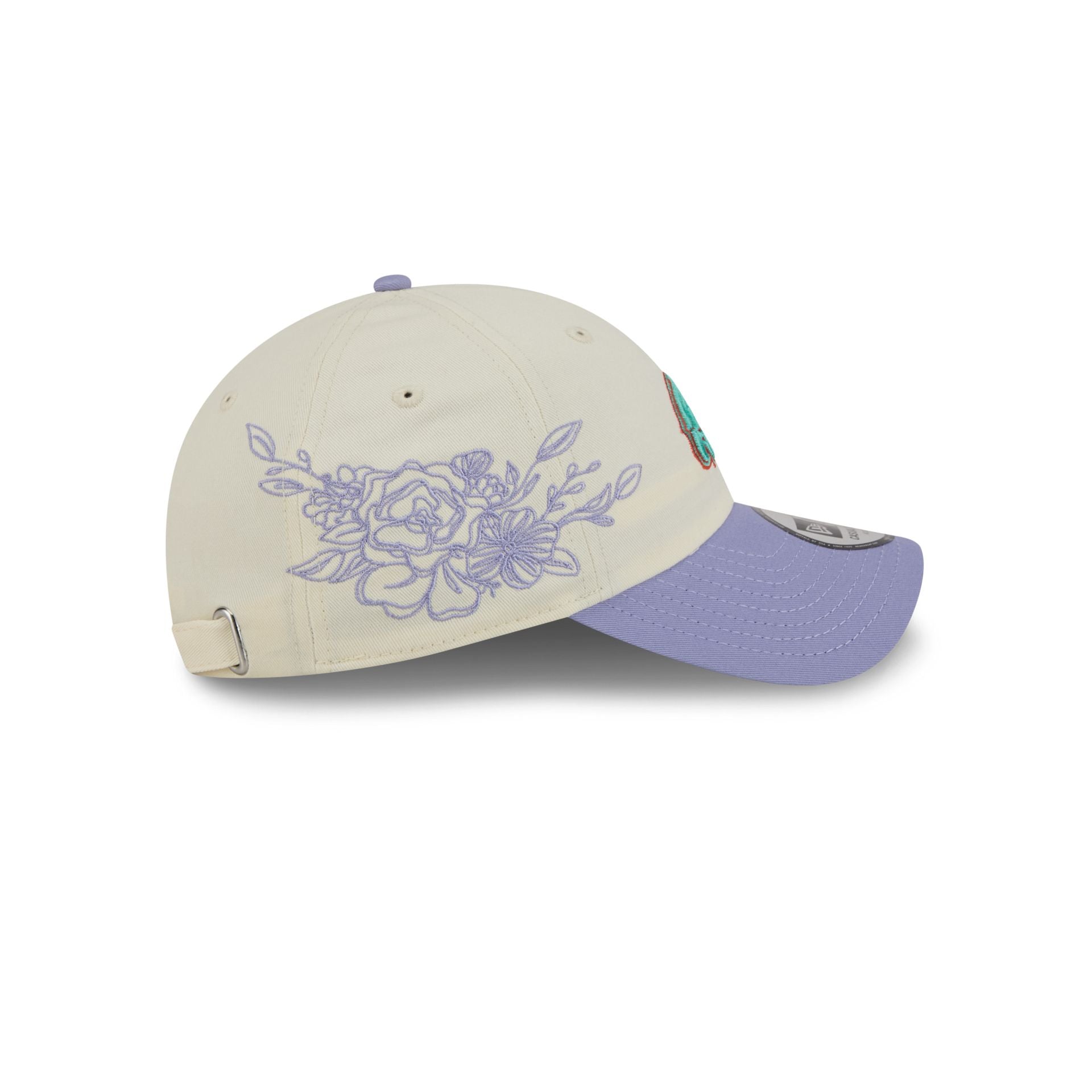 Philadelphia Eagles Lavender Flowers Casual Classic Adjustable Hat