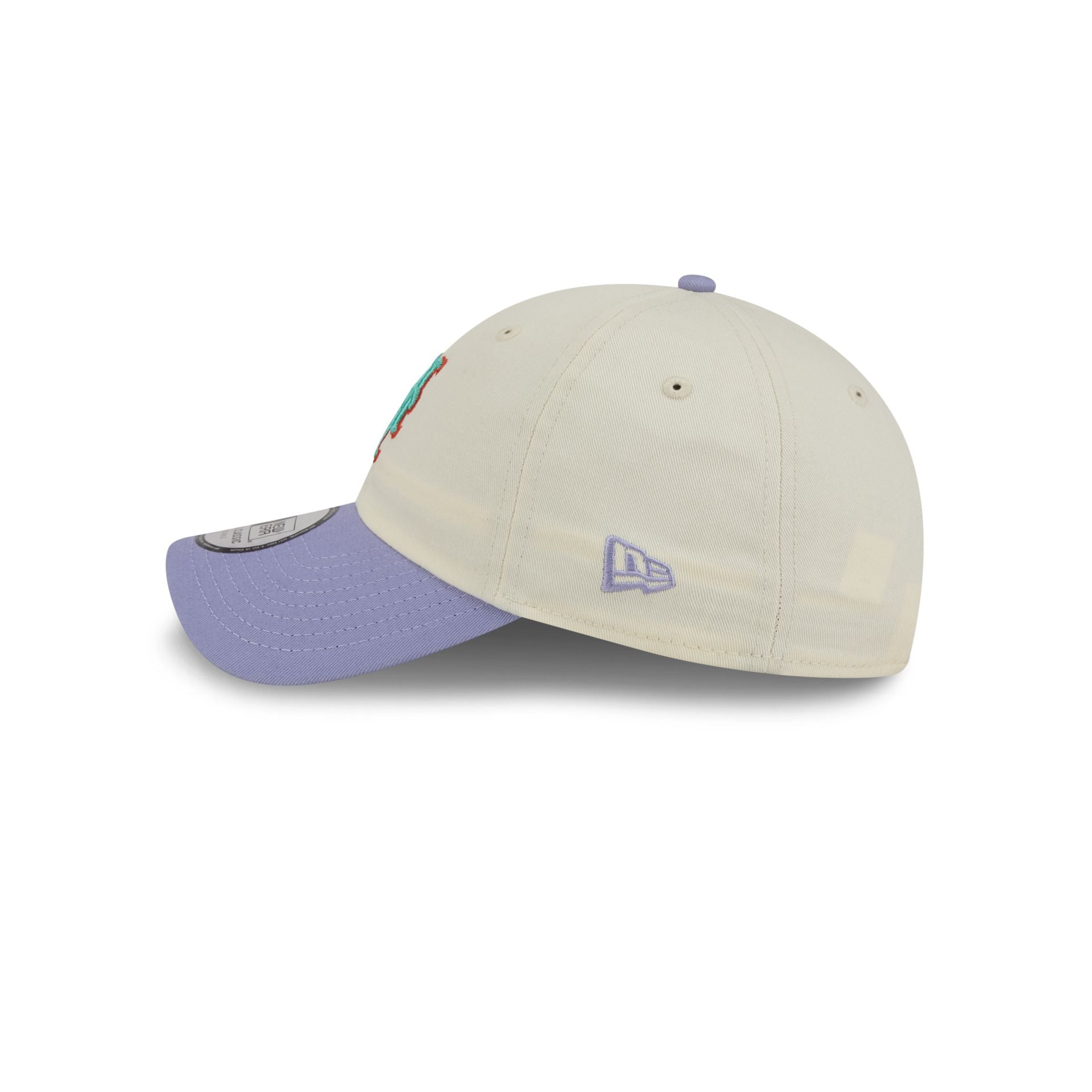 New York Mets Lavender Flowers Casual Classic Adjustable Hat