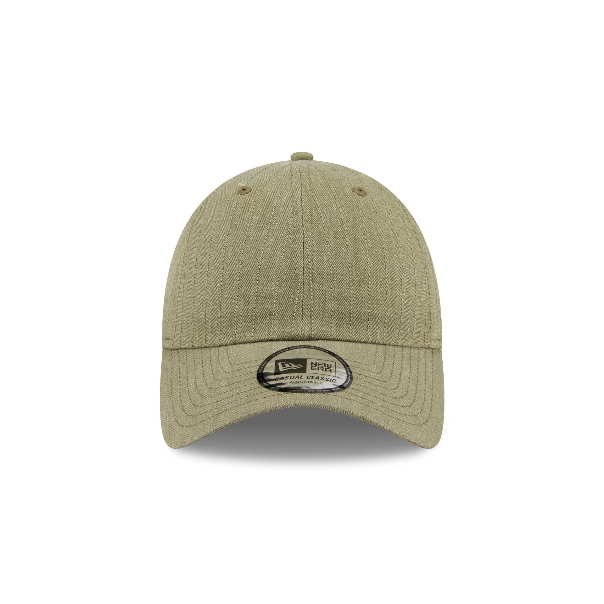 New Era Cap Herringbone New Olive Casual Classic Adjustable Hat