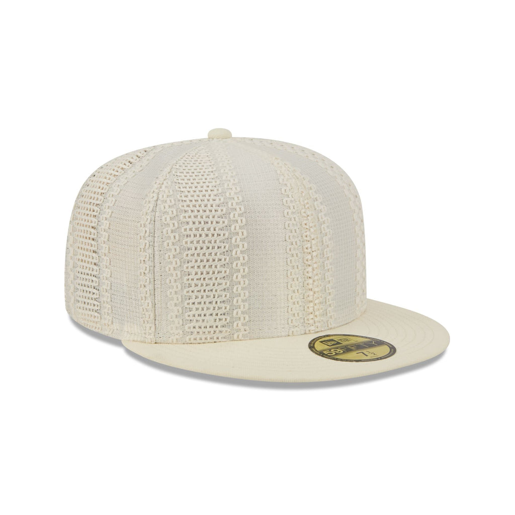 New Era Cap Black Platinum Tier Chrome White Knit 59FIFTY Fitted Hat