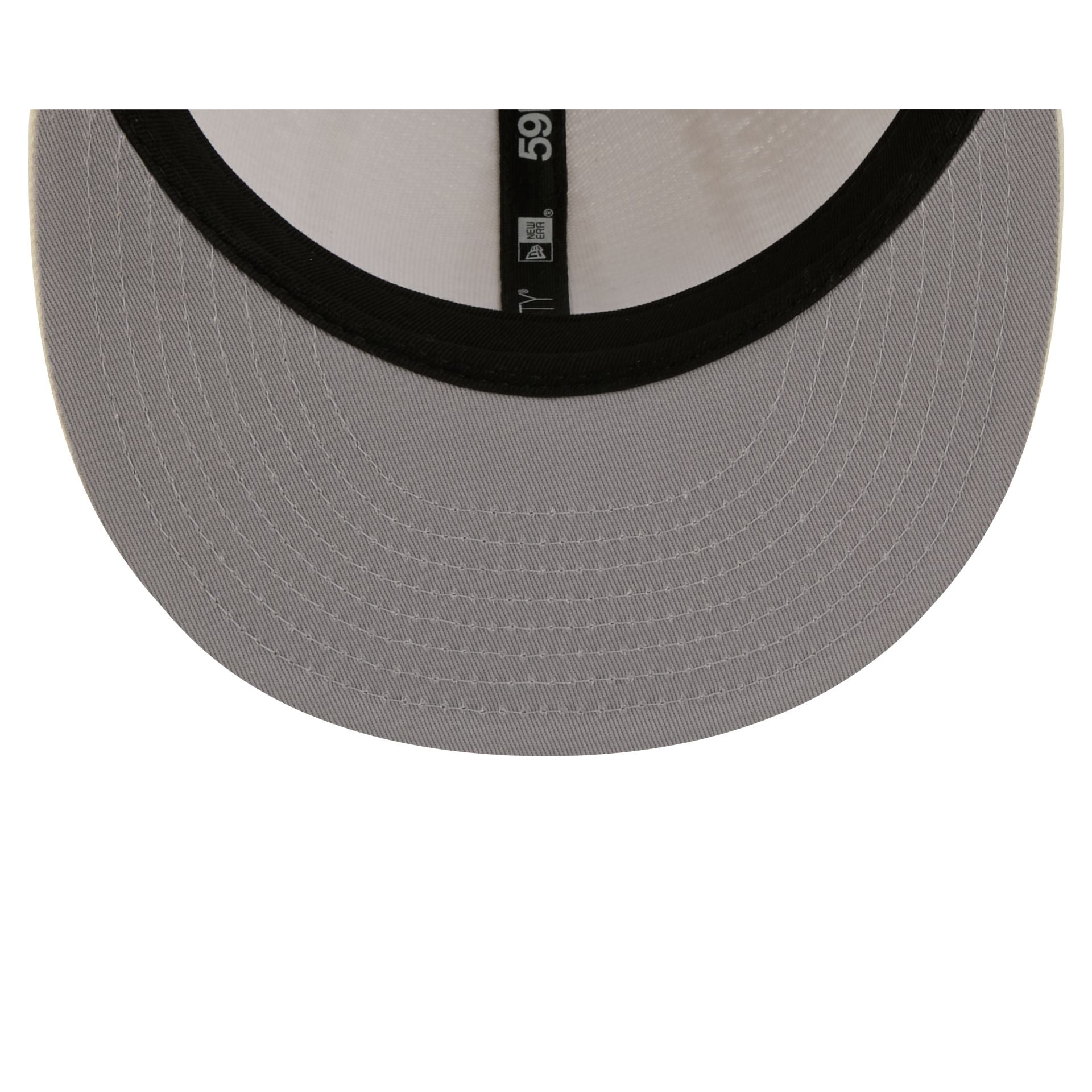 New Era Cap Black Platinum Tier Chrome White Knit 59FIFTY Fitted Hat