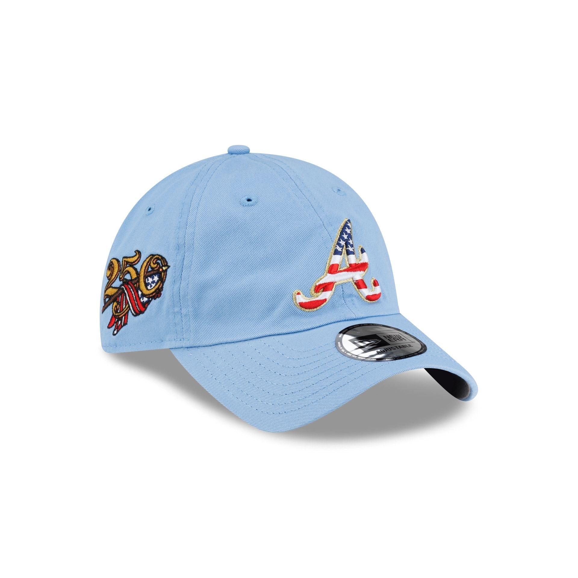 Atlanta Braves Red, White & Blue Casual Classic Adjustable Hat