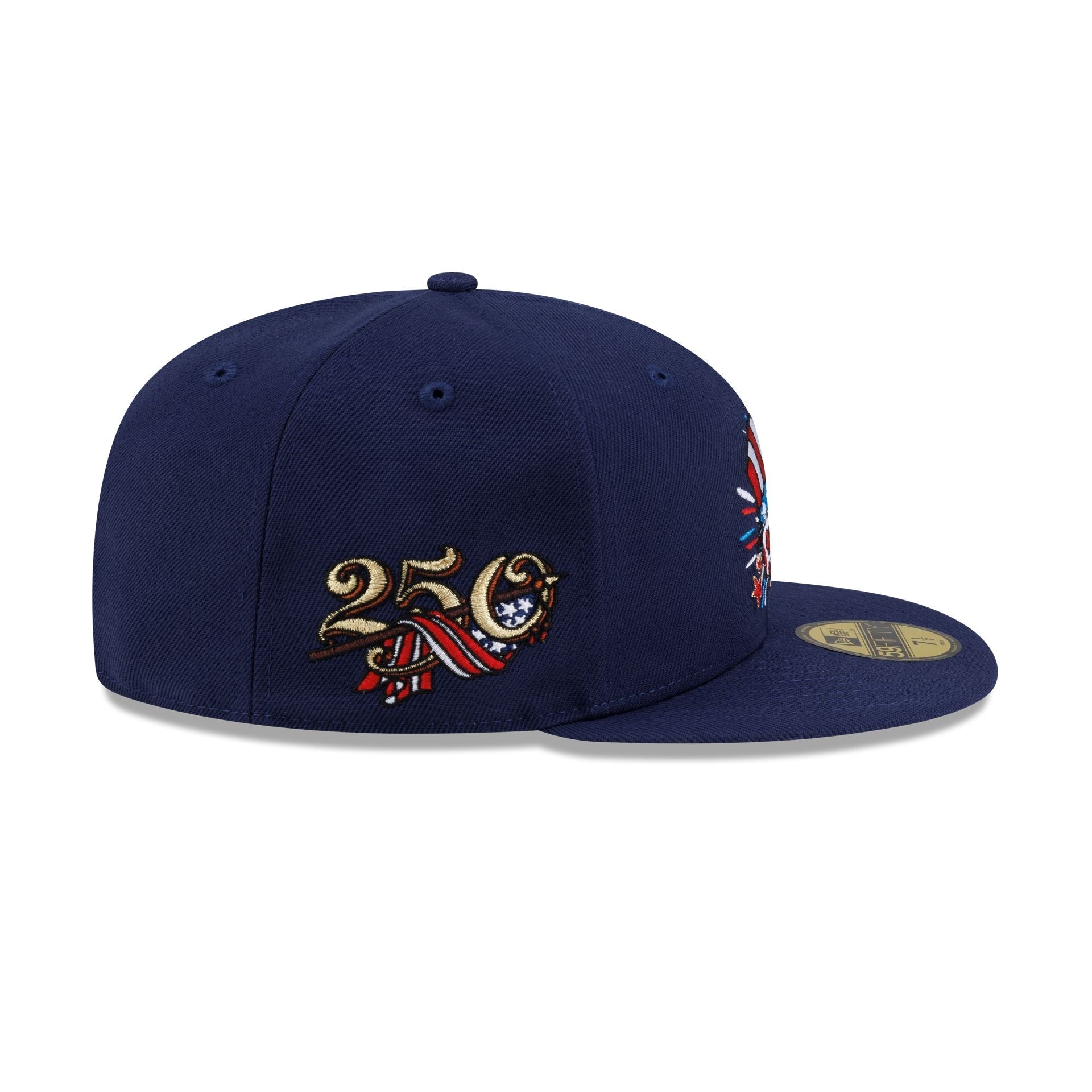 New Era Cap USA Skull Navy 59FIFTY Fitted Hat