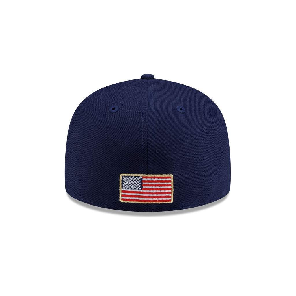 New Era Cap USA Skull Navy 59FIFTY Fitted Hat