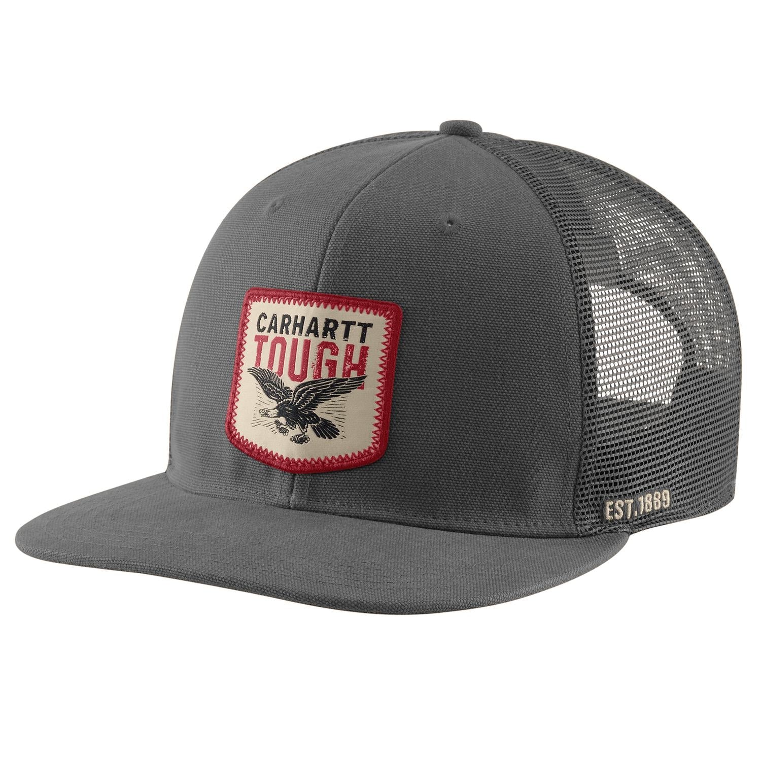 Carhartt Washed Duck Flat Brim Eagle Graphic Cap