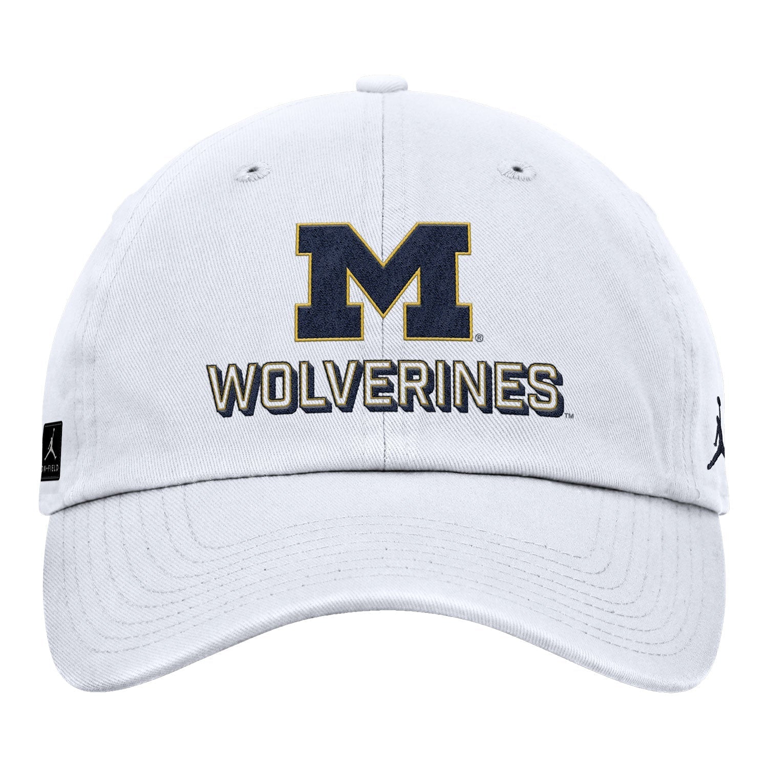 Michigan Wolverines Nike Jordan White Unstructured Adjustable Club Hat