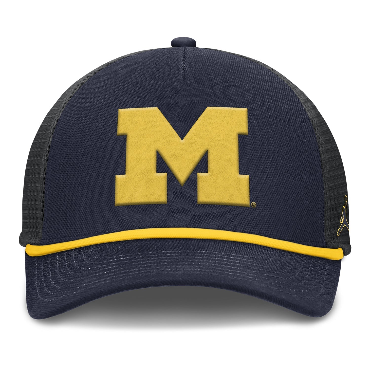 Michigan Wolverines Nike Jordan Navy Rise Trucker Primetime Hat