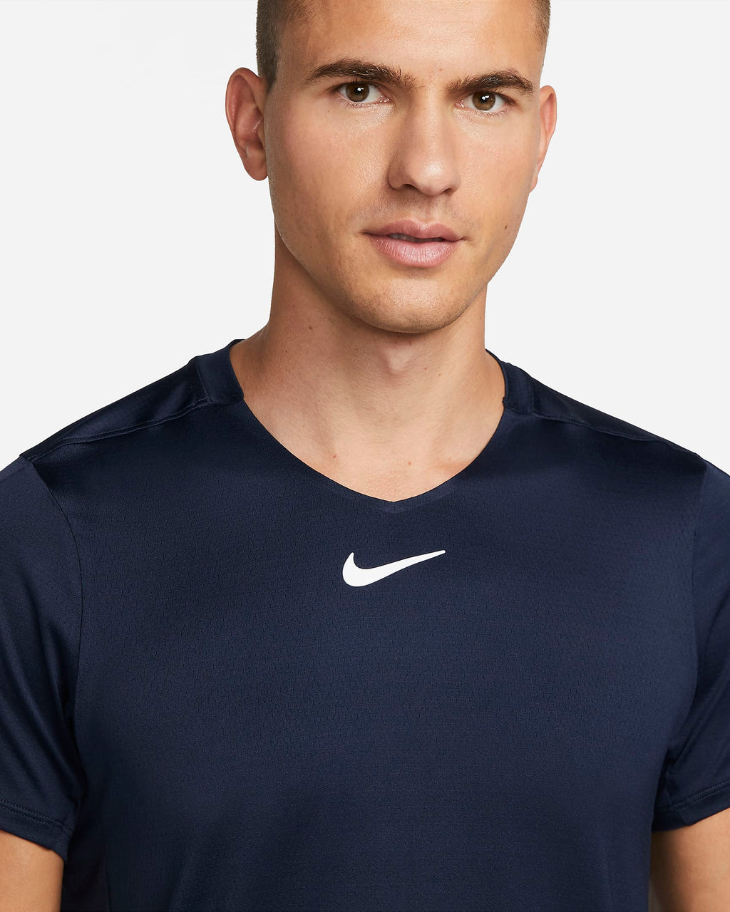 Nike Men's Court Dri-FIT Advantage Top (Obsidian/White)