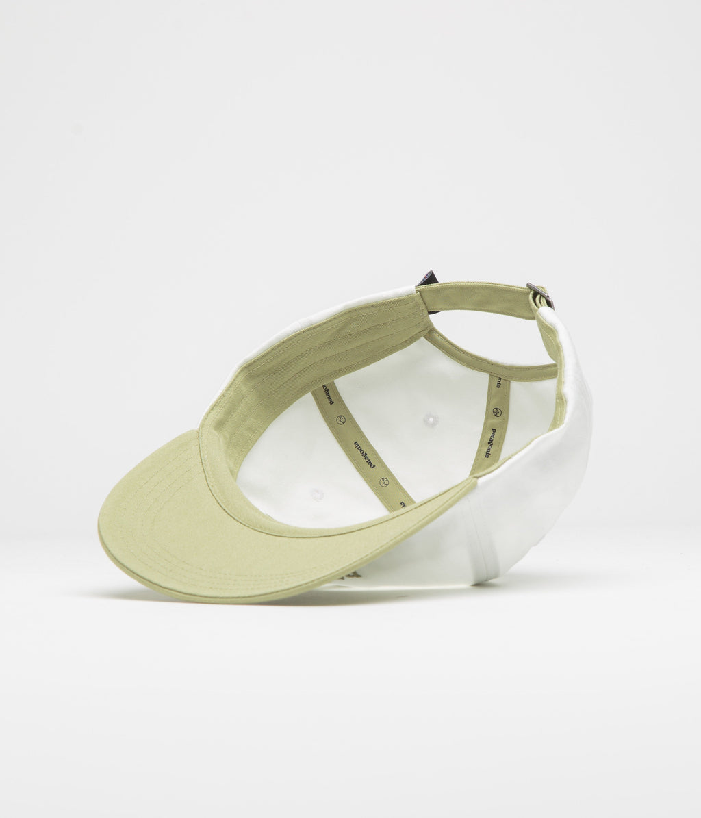 Patagonia Fitz Roy Icon Trad Cap - Text Logo: Birch White / Gumtree Green